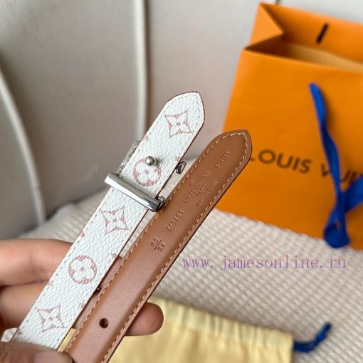 Width 20mm 𝕃𝕠𝕦𝕚𝕤𝕧𝕦𝕚𝕥𝕥𝕠𝕟 Lvjia's new SS limited edition women's belt with a new design buckle fbpfj0m4 - Image 9