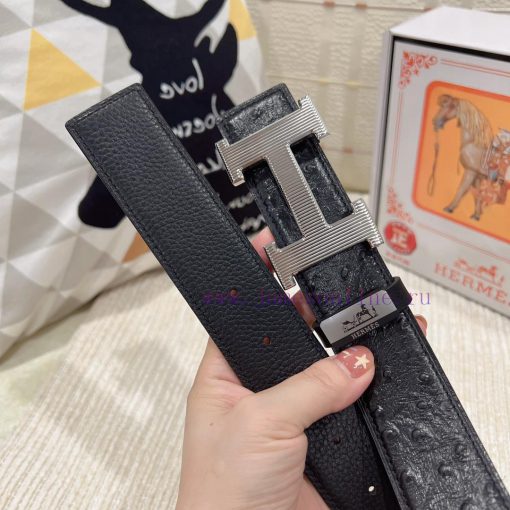 Hermes Hermès Material: Leather Belt with 100% Head Layer. The leather belt is guaranteed to q8g8et93 - Image 8