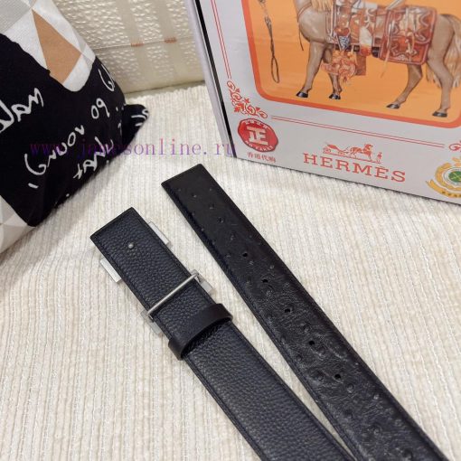 Hermes Hermès Material: Leather Belt with 100% Head Layer. The leather belt is guaranteed to q8g8et93 - Image 9