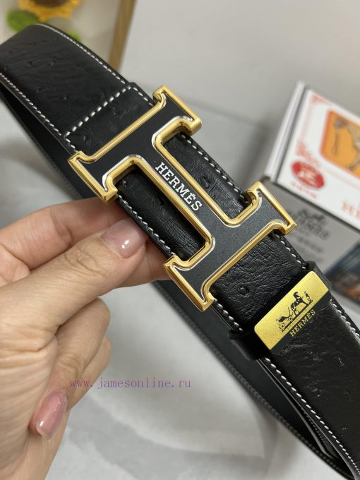 Hermes Hermès  Material: Leather Belt with 100% Head Layer. The leather belt is guaranteed t x481dwyg - Image 7