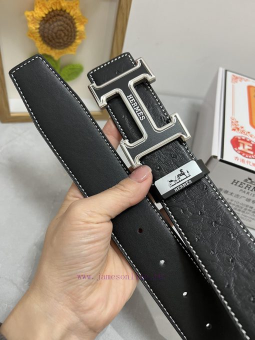 Hermes Hermès  Material: Leather Belt with 100% Head Layer. The leather belt is guaranteed t go71908z - Image 9