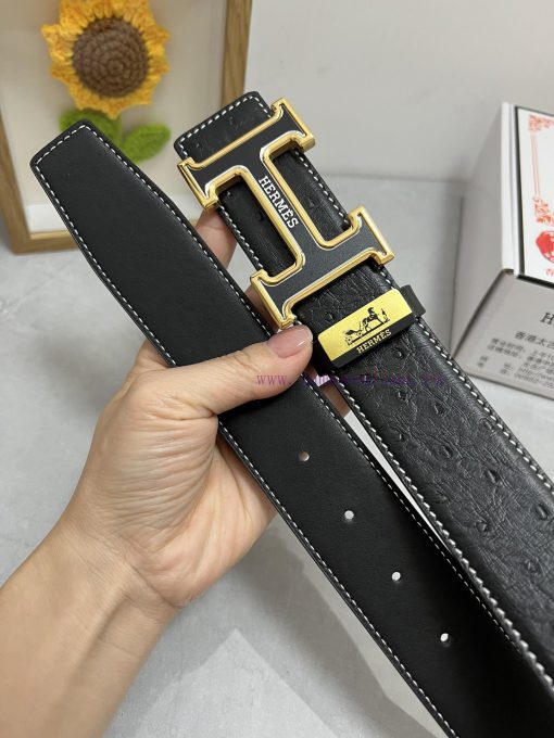 Hermes Hermès  Material: Leather Belt with 100% Head Layer. The leather belt is guaranteed t go71908z - Image 10