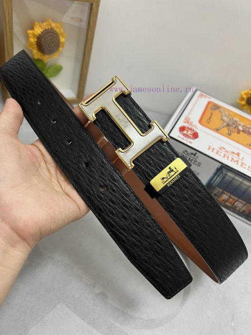 Hermes Hermès  Material: Leather Belt with 100% Head Layer. The leather belt is guaranteed t 0u6092b0 - Image 3
