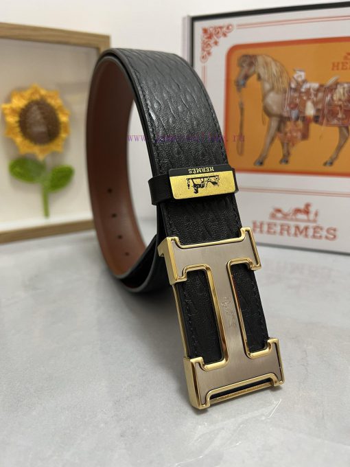 Hermes Hermès  Material: Leather Belt with 100% Head Layer. The leather belt is guaranteed t me6e4xhi - Image 3