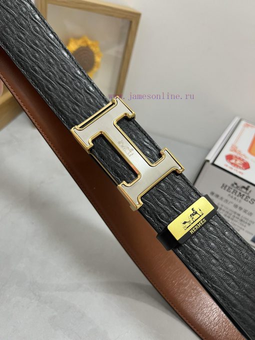 Hermes Hermès  Material: Leather Belt with 100% Head Layer. The leather belt is guaranteed t 0u6092b0 - Image 8