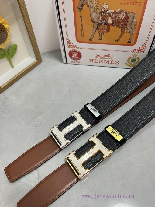 Hermes Hermès  Material: Leather Belt with 100% Head Layer. The leather belt is guaranteed t 0u6092b0 - Image 10