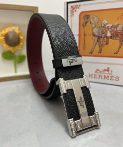 Hermes Hermès  Material: Leather Belt with 100% Head Layer. The leather belt is guaranteed t hxeivess