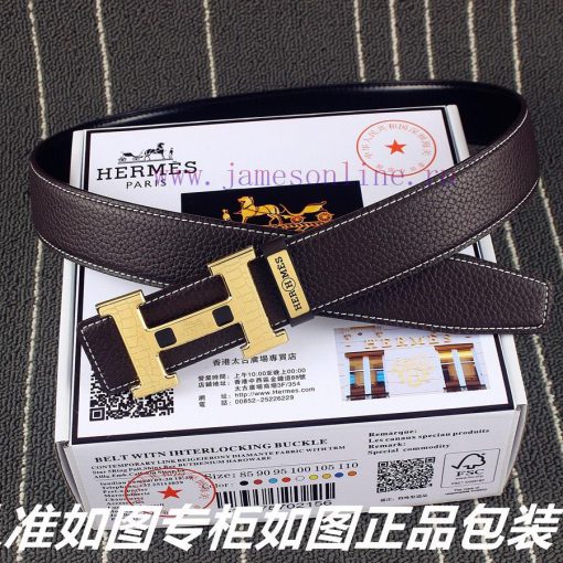 Hermes Her..mes️Identify and receive a punch as a giftMaterial: 100% head layer cowhide belt 6qg4s1zo - Image 7