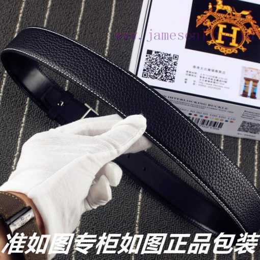 Hermes Her..mes️Identify and receive a punch as a giftMaterial: 100% head layer cowhide belt 7y7s3m49 - Image 8
