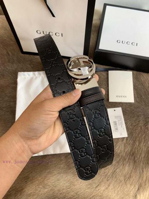 Return to original * ^ * ^ single quality with complete set of Guqi men's double-sided waist 4elc1lox - Image 6
