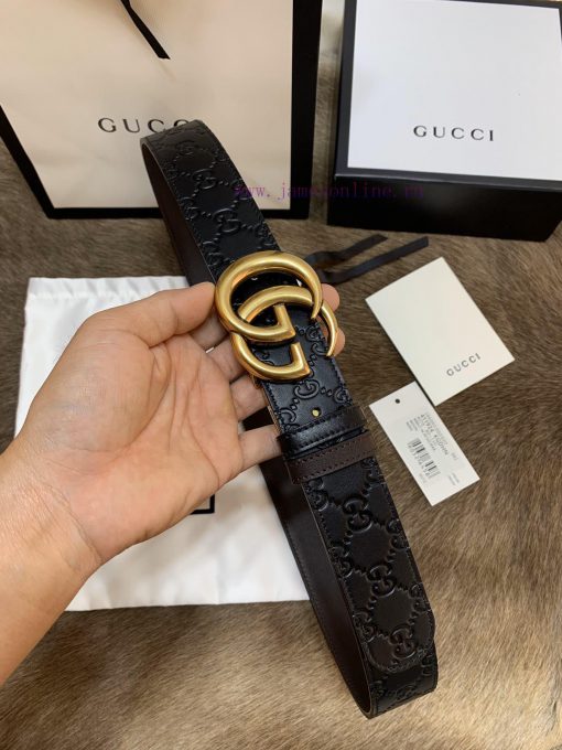 Return to original * ^ * ^ single quality with complete set of Guqi men's double-sided waist 30nv8as1 - Image 5