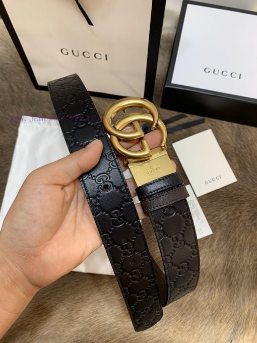 Return to original * ^ * ^ single quality with complete set of Guqi men's double-sided waist 30nv8as1 - Image 7