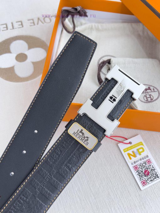 Hermes Hermes waist beltHanging buckle, classic pure steel material buckle head, double-side zcxxuwp8 - Image 8