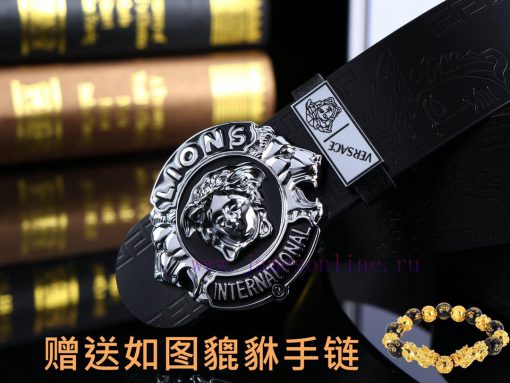 Belt Versace Ver…️Belt made of 100% head layer cowhide, double-sided lychee pattern, ensurin wsej5wbs - Image 6