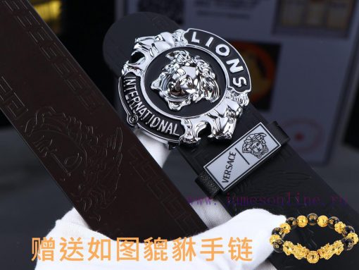 Belt Versace Ver…️Belt made of 100% head layer cowhide, double-sided lychee pattern, ensurin wsej5wbs - Image 8
