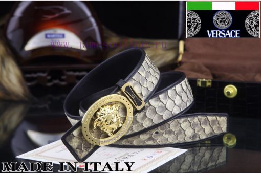 MADE IN ITALYComplete setVERSACE100% dual color pure steel buckle materialThe front of the b e9x75nsn - Image 4