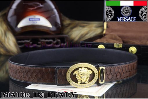 MADE IN ITALYComplete setVERSACE100% dual color pure steel buckle materialThe front of the b e9x75nsn - Image 5