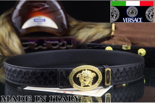 MADE IN ITALYComplete setVERSACE100% dual color pure steel buckle materialThe front of the b e9x75nsn - Image 9