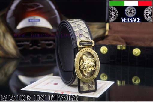 MADE IN ITALYComplete setVERSACE100% dual color pure steel buckle materialThe front of the b e9x75nsn - Image 10
