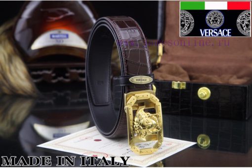 MADE IN ITALYComplete setVERSACE100% dual color pure steel buckle materialThe front of the b 8lmicisi