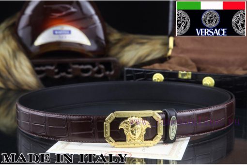 MADE IN ITALYComplete setVERSACE100% dual color pure steel buckle materialThe front of the b 8lmicisi - Image 9
