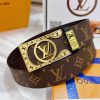 Belt LV Louis Vuitton's top tier replicaThe waistband is made of 100% cowhide, ensuring genu zsj67qmd