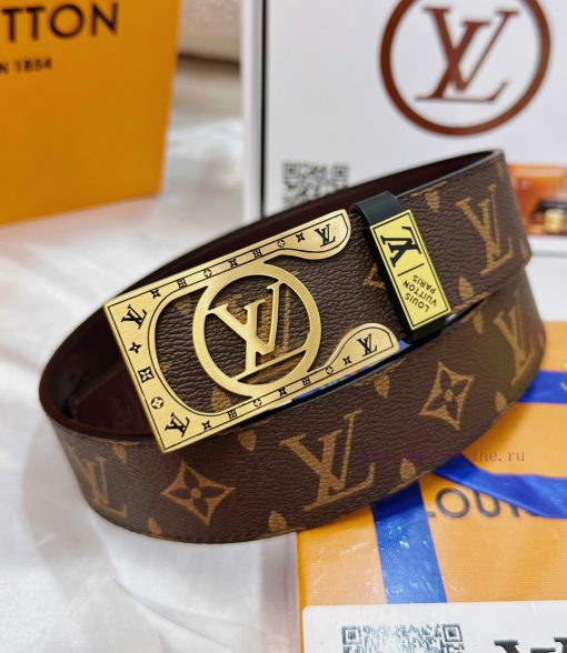 Belt LV Louis Vuitton's top tier replicaThe waistband is made of 100% cowhide, ensuring genu zsj67qmd