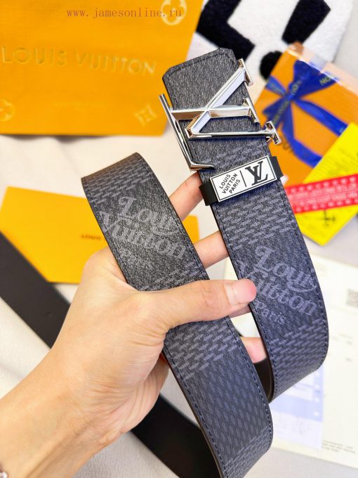 Belt LV Louis ReproductionBelt made of 100% head layer cowhide, ensuring a three-dimensional jz2ex0ch - Image 3