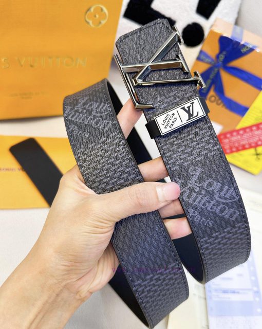 Belt LV Louis ReproductionBelt made of 100% head layer cowhide, ensuring a three-dimensional 6116c6pi - Image 3