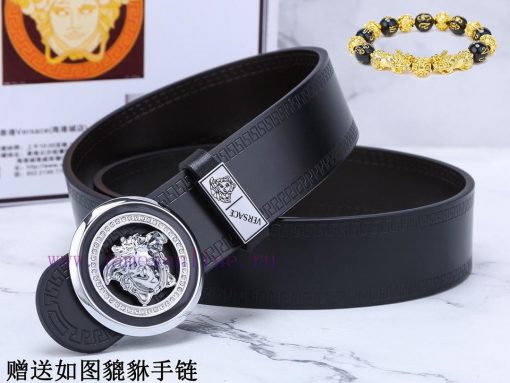 Belt Versace Ver…The waist belt is made of 100% cowhide, ensuring that the genuine leather i e2gnephk - Image 3