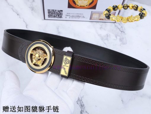 Belt Versace Ver…The waist belt is made of 100% cowhide, ensuring that the genuine leather i 8wr3rfki - Image 5
