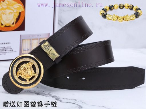 Belt Versace Ver…The waist belt is made of 100% cowhide, ensuring that the genuine leather i 8wr3rfki - Image 6