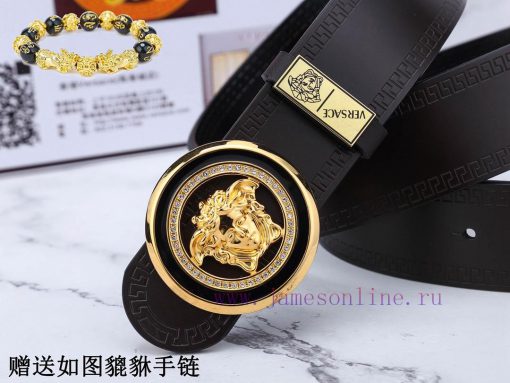 Belt Versace Ver…The waist belt is made of 100% cowhide, ensuring that the genuine leather i 8wr3rfki - Image 7