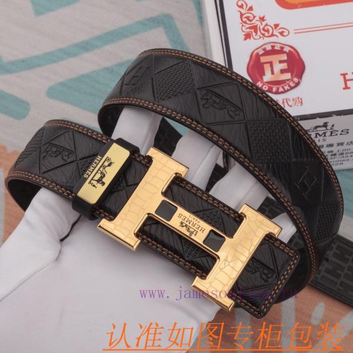 Hermes Belt ️ BeltMaterial: 100% top layer cowhide belt, ensuring genuine leather belt, fine pihgjoet - Image 4