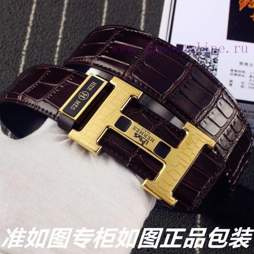 Hermes Her.. Mes crocodile patternIdentify and receive a punch as a giftMaterial: 100% head 6jp5rm4t - Image 5