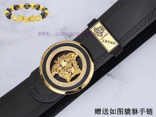 Belt Versace Ver…The waist belt is made of 100% cowhide, ensuring that the genuine leather i 8wr3rfki - Image 8