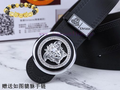 Belt Versace Ver…The waist belt is made of 100% cowhide, ensuring that the genuine leather i e2gnephk - Image 9