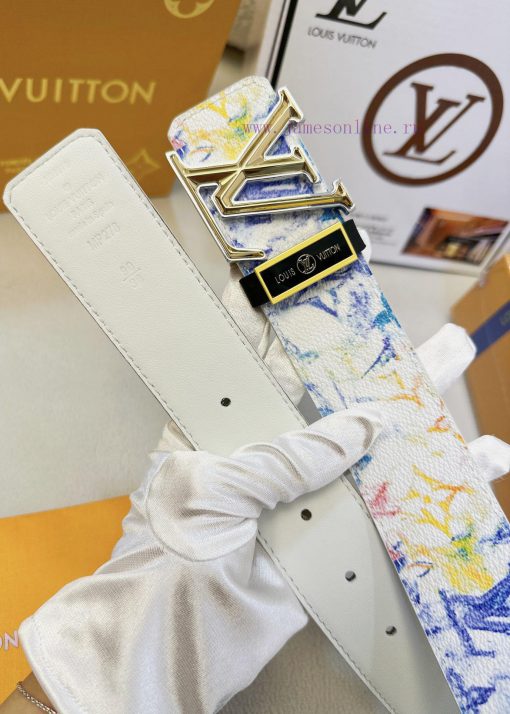 Belt LV Louis ReproductionThe waistband is made of 100% cowhide, ensuring a double-layer dia lntk28pi - Image 10