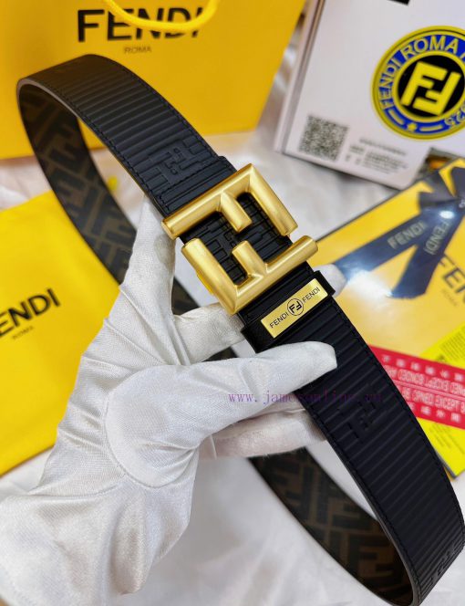 Belt FENDI Fendi ReproductionThe waistband is made of 100% imported top layer cowhide, ensur jbt0ctbi - Image 6
