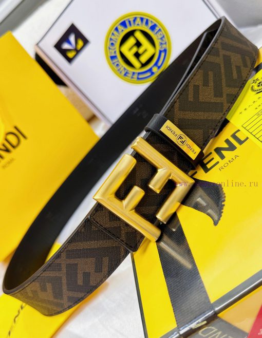 Belt FENDI Fendi ReproductionThe waistband is made of 100% imported top layer cowhide, ensur ylluzwyc - Image 7