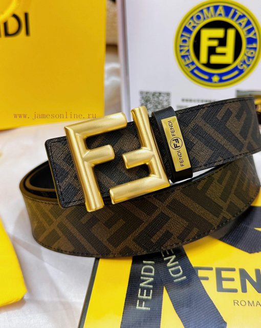 Belt FENDI Fendi ReproductionThe waistband is made of 100% imported top layer cowhide, ensur jbt0ctbi - Image 8
