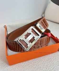 Hermes Hermes waist beltHanging buckle, classic pure steel material buckle head, double-side q3v27trj