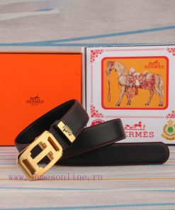 Belt and belt, automatic leather belt from Herm è sMen's belt material: 100% head layer cowh mkp63s6q