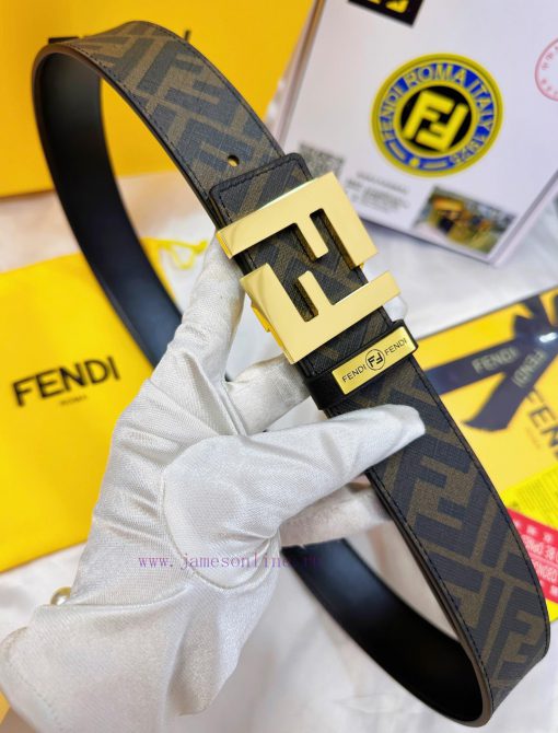 Belt FENDI Fendi ReproductionBelt made of 100% imported top layer cowhide, ensuring genuine 61yyximc - Image 5
