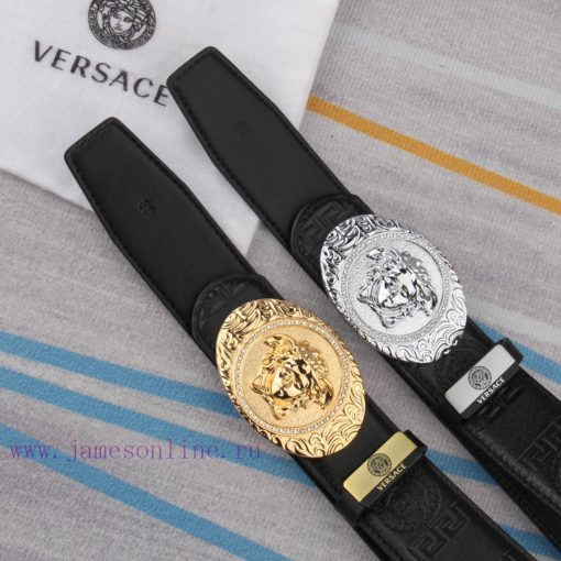 Belt belt Versace cowhide beltMen's belt material: 100% head layer cowhide belt, guaranteed o9xmlxqu - Image 2