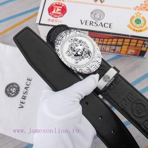 Belt belt Versace cowhide beltMen's belt material: 100% head layer cowhide belt, guaranteed o9xmlxqu - Image 10
