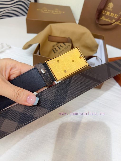 The new Burberry belt is synchronized with the new Italian made belt, made of selected smoot ajjm23fn - Image 3