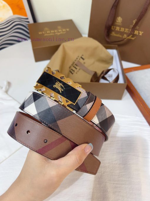 The new Burberry belt is synchronized with the new Italian made belt, made of selected smoot yyog0dp2 - Image 4