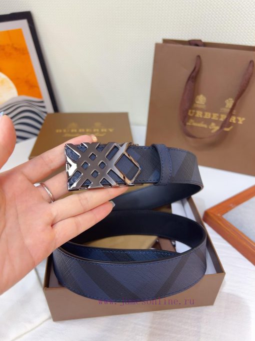 The new Burberry belt is synchronized with the new Italian made belt, made of selected smoot g13r014t - Image 7