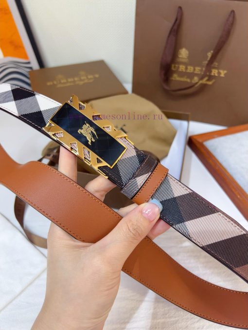 The new Burberry belt is synchronized with the new Italian made belt, made of selected smoot yyog0dp2 - Image 9